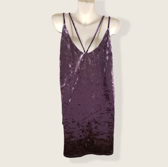 UMGEE velvet V neck tank long top - Picture 2 of 3
